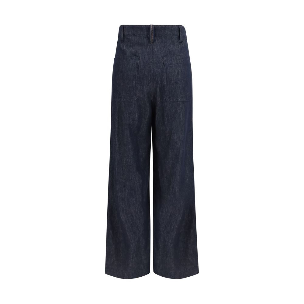 Blue Cotton Jeans Denim