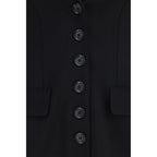 Black Wool Oves Aries Full-Length Jacket