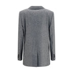 Gray Wool Oves Aries Blazer