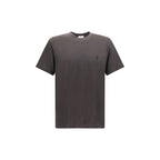Brown Silk T-Shirt