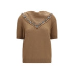 Brown Cashmere Sweatshirt