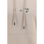 Beige Cotton Sweatshirt