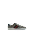 Beige Polyethylene Low Top Sneakers