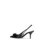 Black Calf Leather Bos Taurus High Heel Pumps
