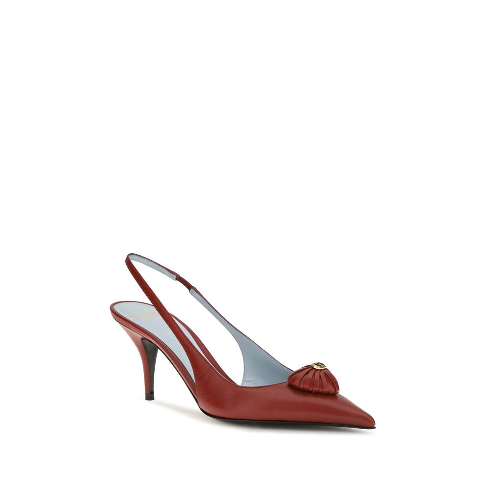Multicolor Calf Leather Bos Taurus High Heel Pumps