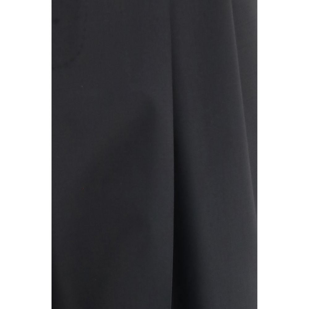 Black Wool Oves Aries Dress Pants