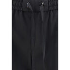 Black Wool Oves Aries Joggers (Workout Pants)