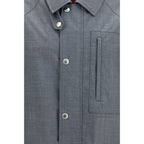 Gray Wool Oves Aries Full-Length Jacket