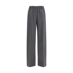 Gray Wool Oves Aries Casual Pants