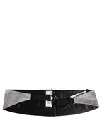 Gray Men 100% Silk Belt Waist Cummerbund