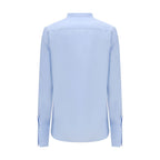 Blue Cotton Dress Shirt
