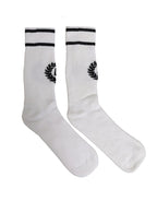 White Cotton DG Logo Mid Calf Accessory Socks