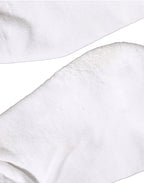 Men White DGVIB3 Cotton Mid Calf Accessory Socks