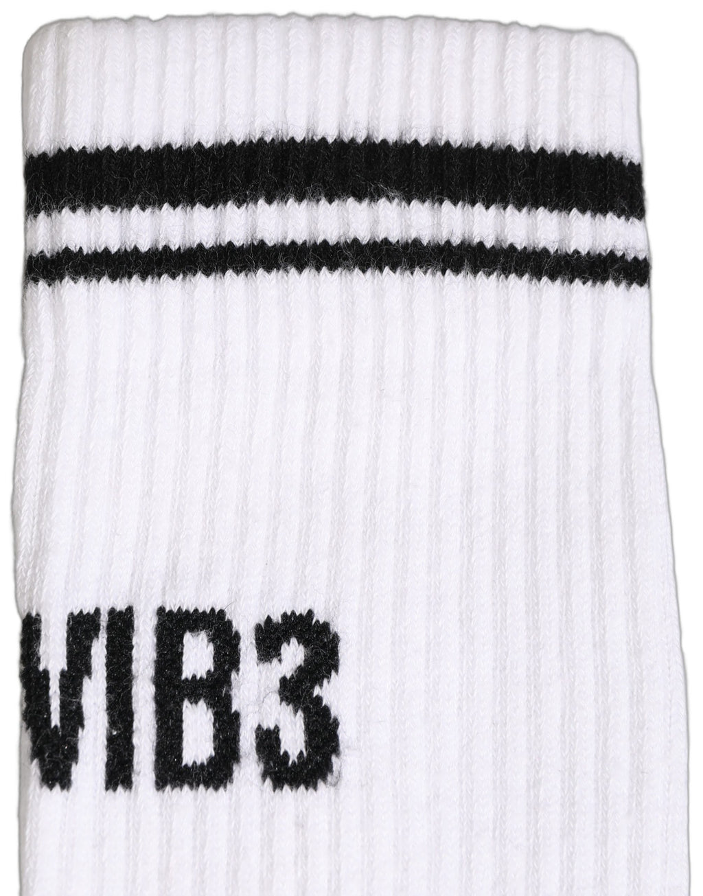 Men White DGVIB3 Cotton Mid Calf Accessory Socks
