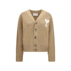 Beige Alpaca Vicugna Pacos Cardigan