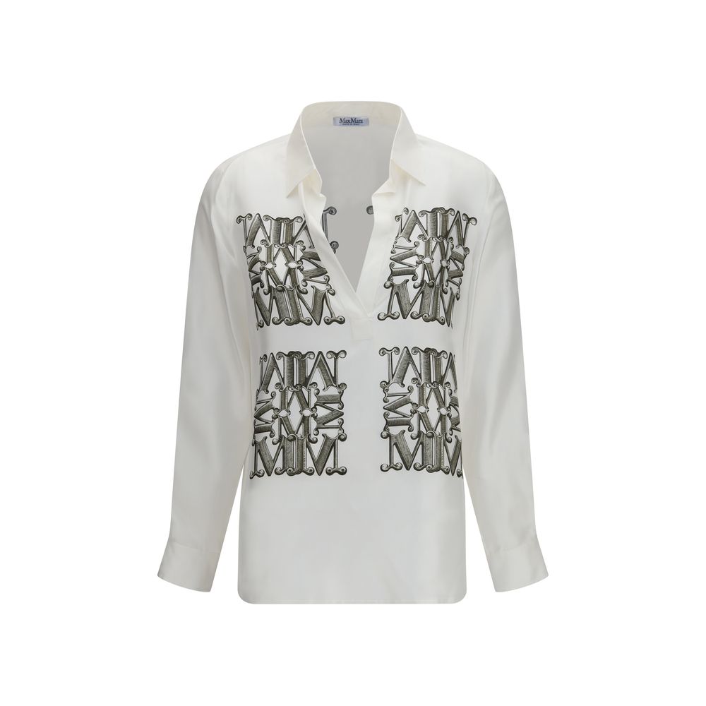 White Silk Shirt