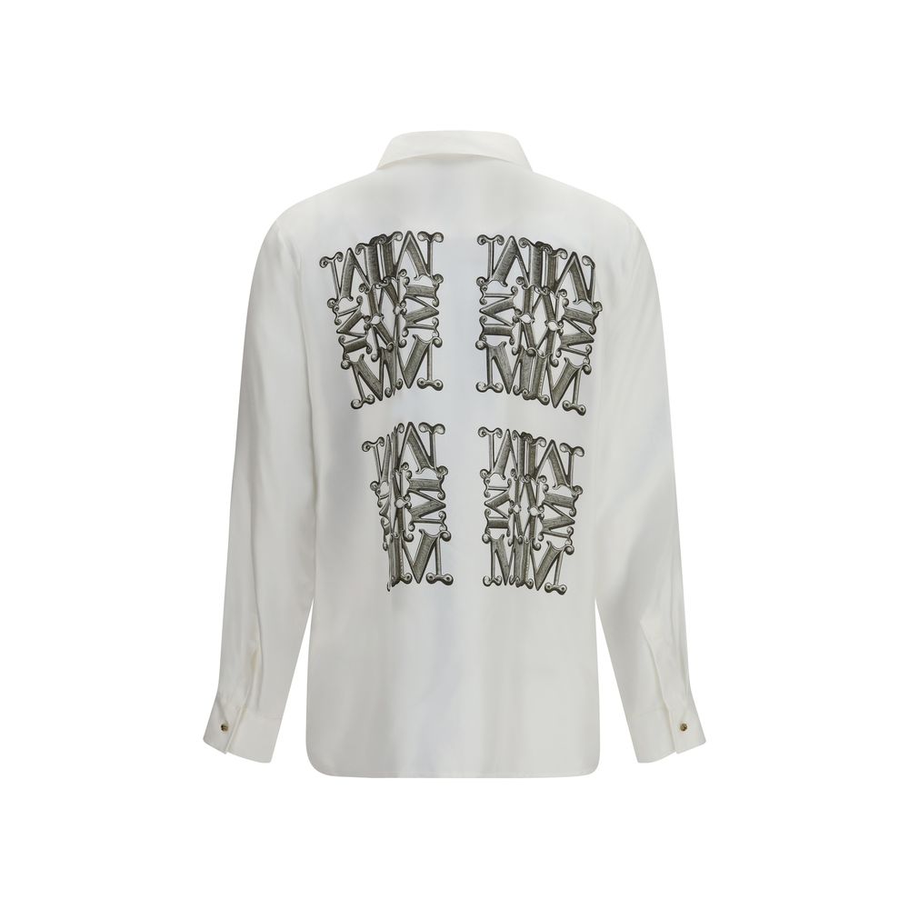 White Silk Shirt