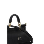 Black Calf Leather Bos Taurus Handbag
