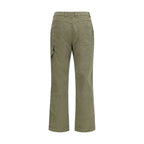 Bicolor Cotton Casual Pants
