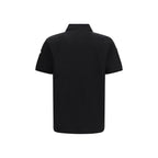 Black Cotton Polo Shirt