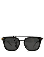 Black DG4327F Double Bridge Square Frame Sunglasses
