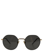 Gold Toned Metal Frame DG2286 Round Eyewear Sunglasses