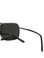 Black DG2193J Rectangular Metal Frame Eyewear Sunglasses