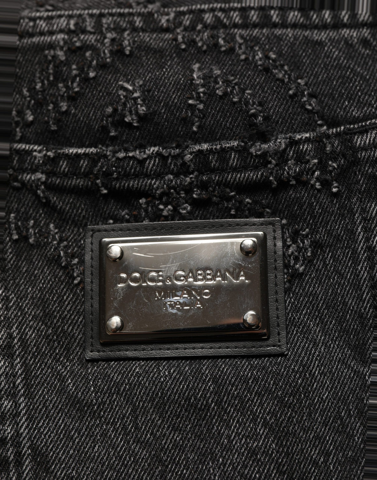Dark Gray Cotton WideLeg Oversize Denim Jeans