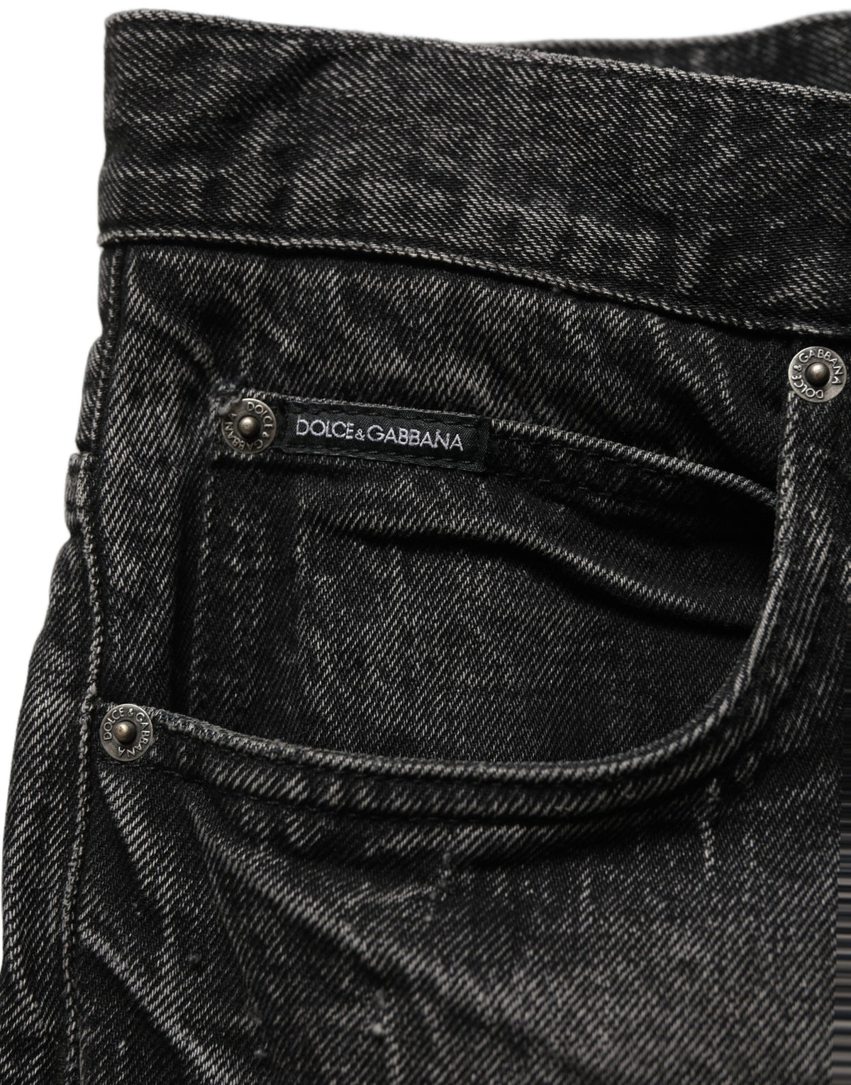 Dark Gray Cotton Baggy Cargo Men Denim Jeans