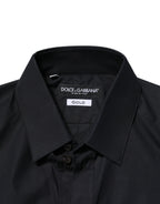 Black GOLD Long Sleeves Formal Dress Shirt