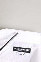 White GOLD Crown Bee Cotton Formal Dress Shirt
