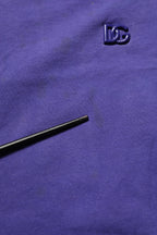 Violet Cotton Crew Neck Short Sleeve T-shirt