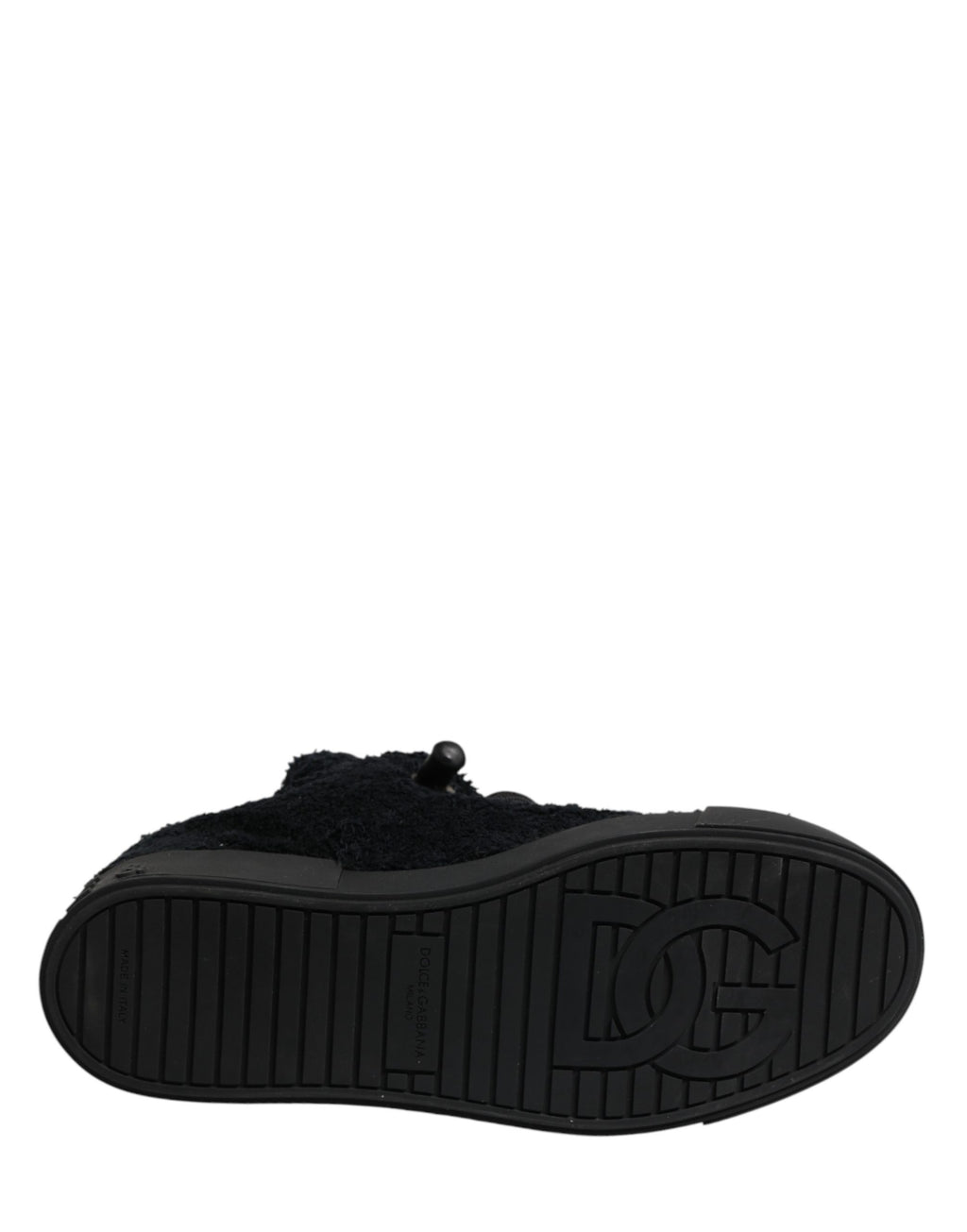Black Portofino Lace-Up Sneakers Shoes