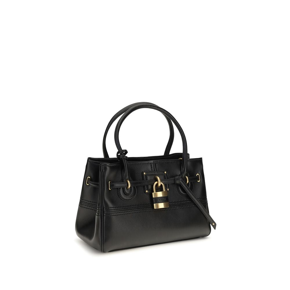 Black Calf Leather Bos Taurus Handbag