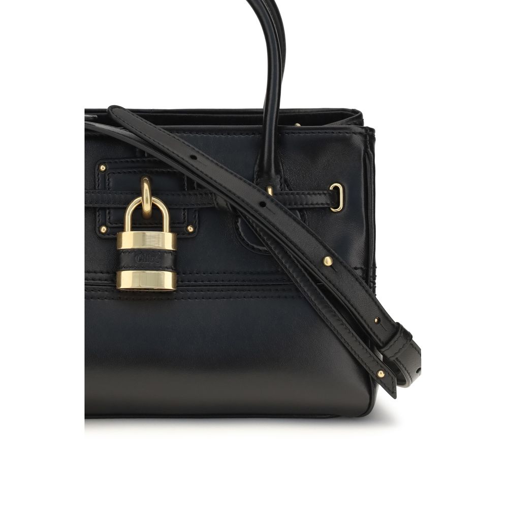 Black Calf Leather Bos Taurus Handbag