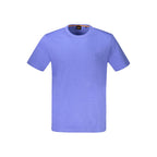 Blue Cotton Men's T-Shirt
