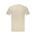 Beige Cotton Men's T-Shirt