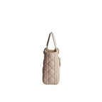 Beige Lamb Leather Handbag