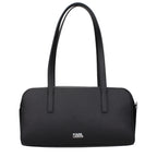 Black Leather Shoulder Bag