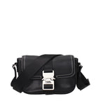 Black Leather Crossbody Bag