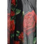 Black Silk Pattern Shirt