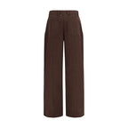Brown Cotton Cargo Pants