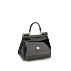 Black Calf Leather Bos Taurus Handbag