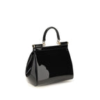 Black Calf Leather Bos Taurus Handbag