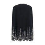 Black Wool Oves Aries Coat