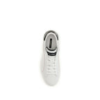 White Calf Leather Bos Taurus Low Top Sneakers