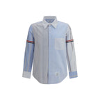 Blue Cotton Pattern Shirt