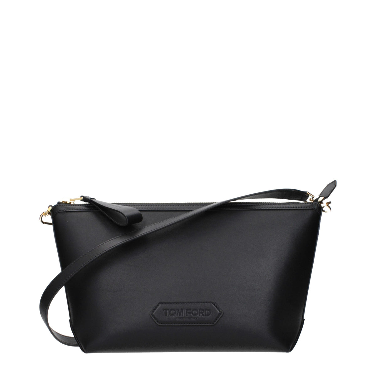 Black Leather Crossbody Bag