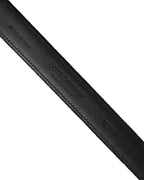 Black Cotton Metal Buckle Classic Men Belt