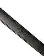 Black Velvet Silver Tone Metal Buckle Belt